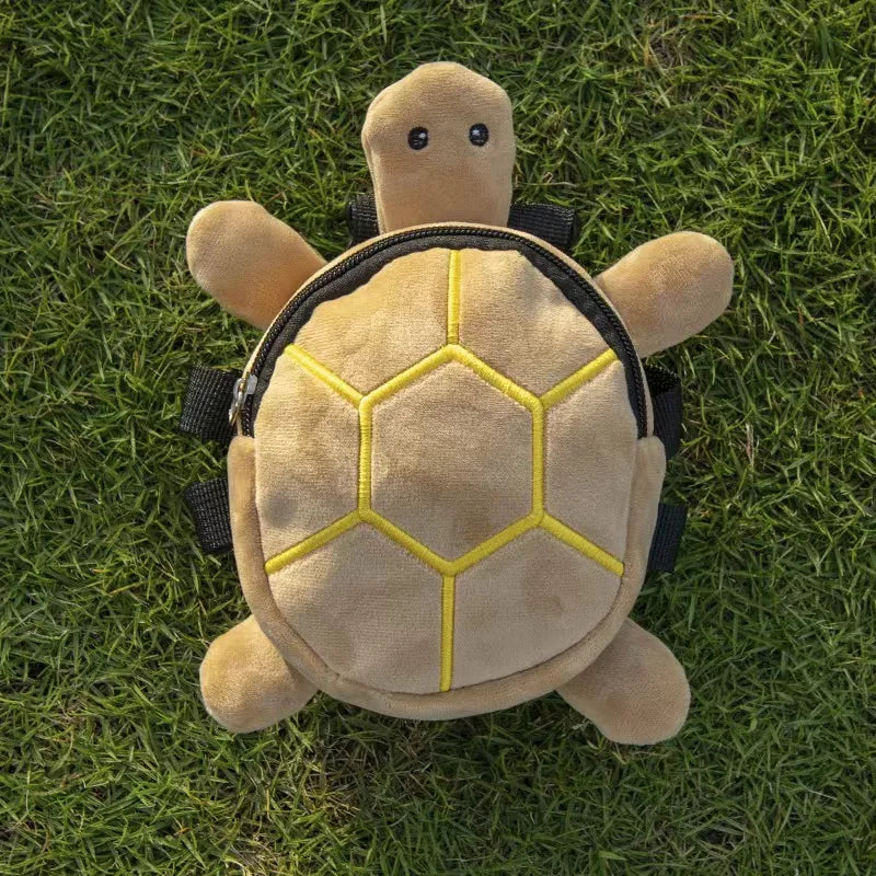 Turtle Dog Backpack in Beige
