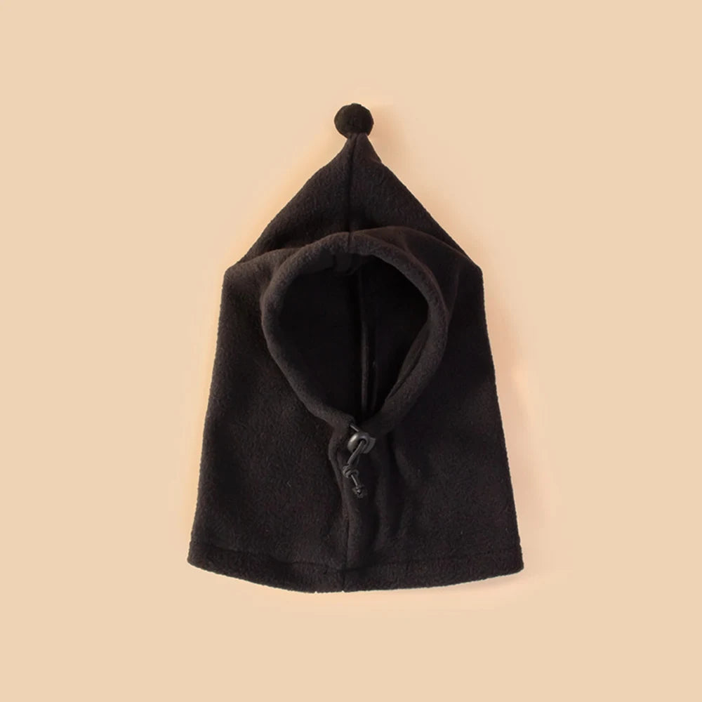 Warm Dog Winter Hat in Black