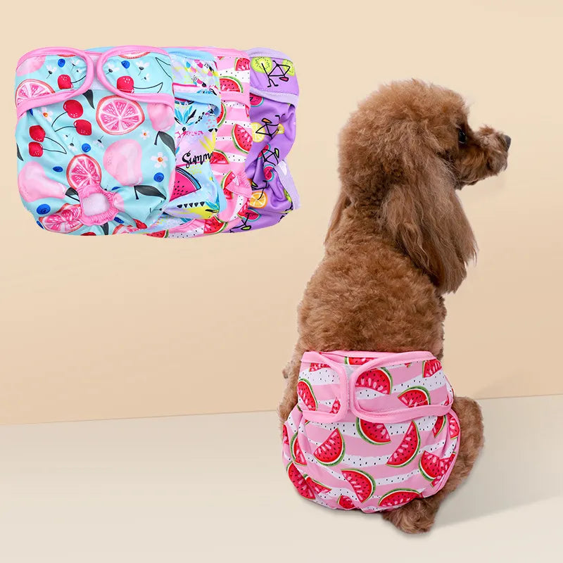 Material: Made with high-quality nylon material, the Waterproof Dog Diaper ensures durability and longevity.