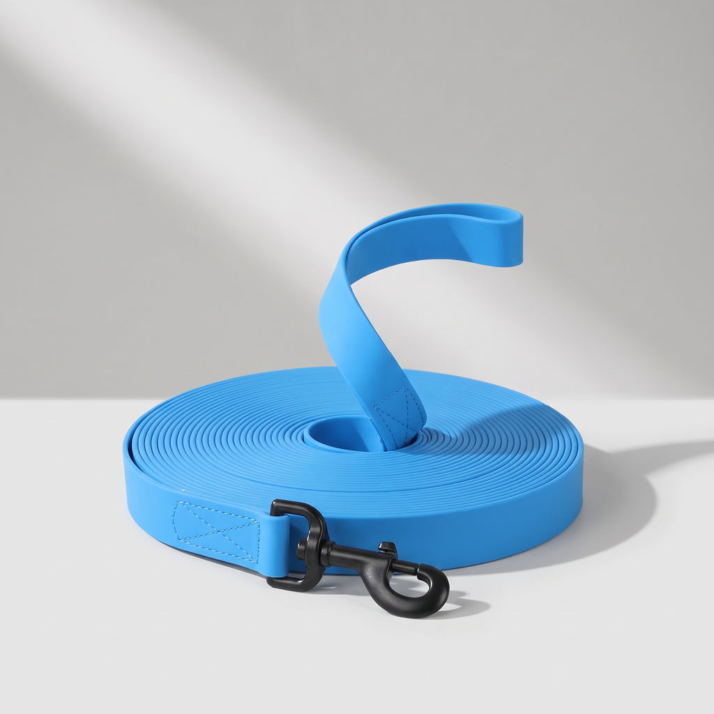 Waterproof Dog Leash, studio photo on a light grey background