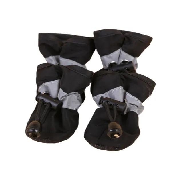 Waterproof Dog Shoes - Black / XS