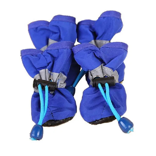Waterproof Dog Shoes in Blue