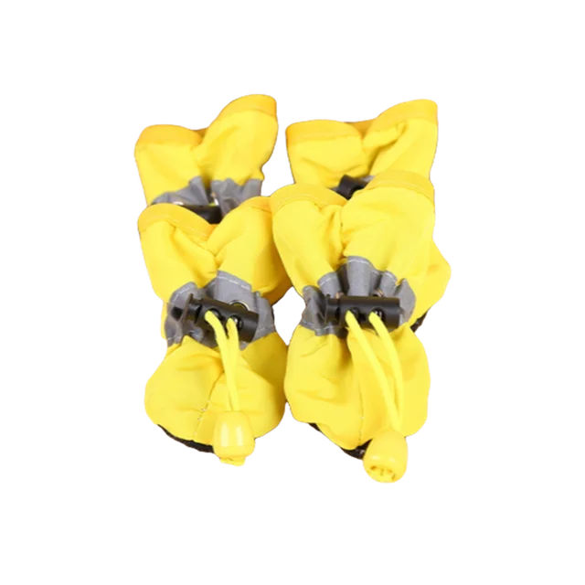 Waterproof Dog Shoes in Yellow