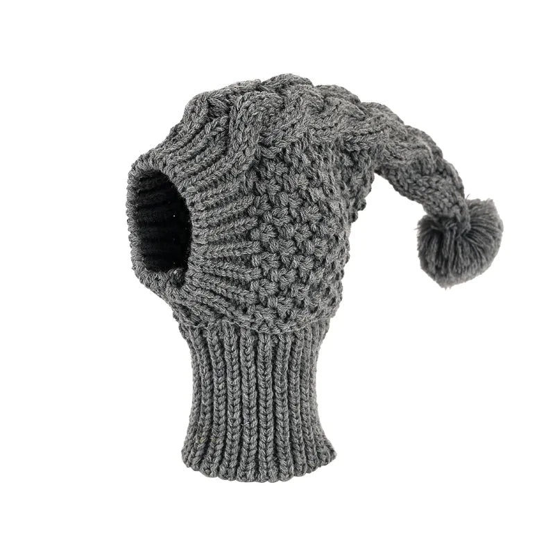 Whippet Dog Hat in Grey